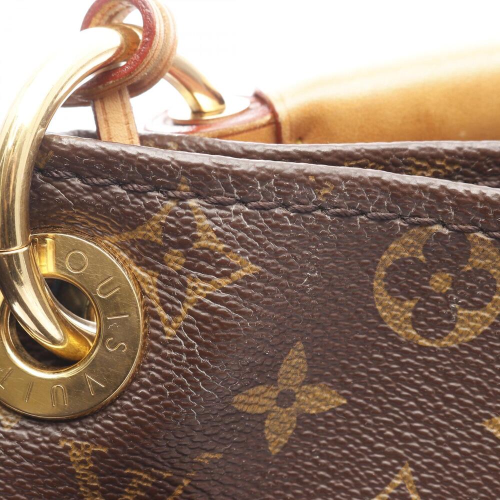 Louis Vuitton Brown Canvas Shoulder Leather Artsy Bag Monogram - Picture 7 of 9
